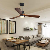 Wood LED for Living Room Fan Light - Clowas